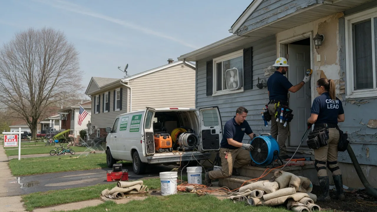 Flood Cleanup in Carnegie, OK near me
